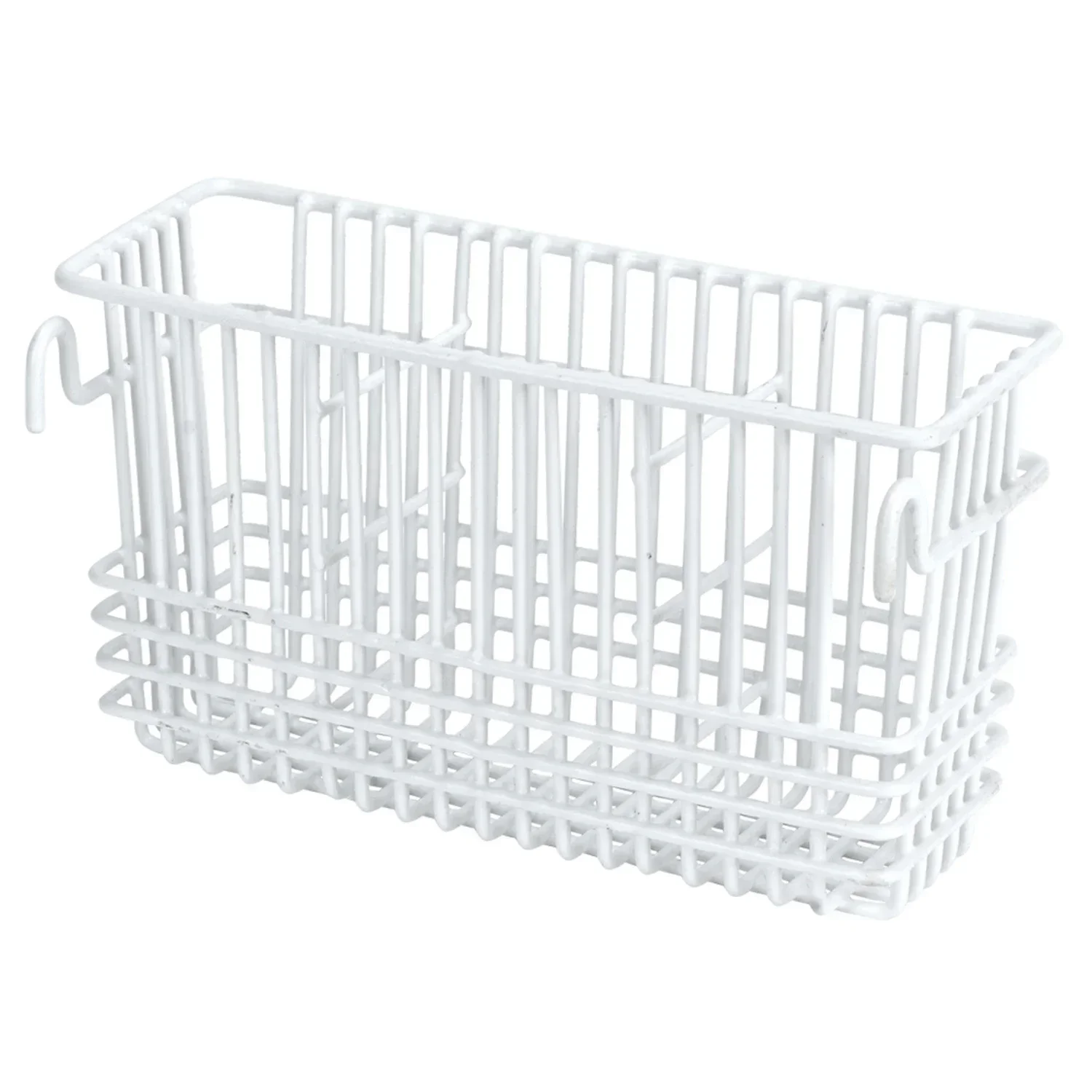 Drawer Organizer Bamboo - White Cutlery Organizer for Kitchen Drawer