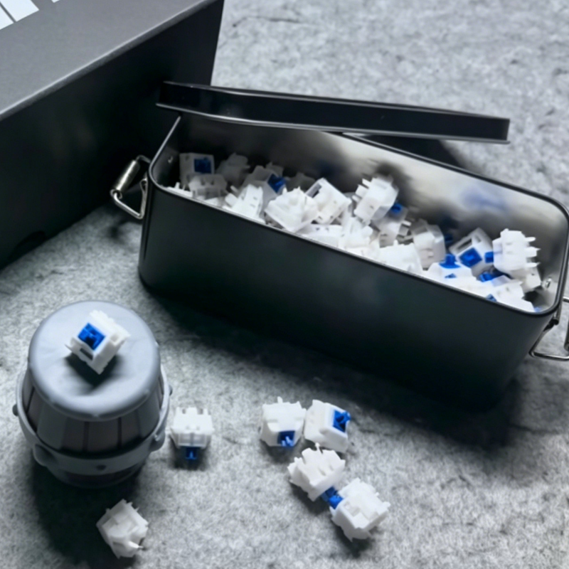 Korean Desk Setup - WUHAI KeyGeek Klein Switch 40g 45g