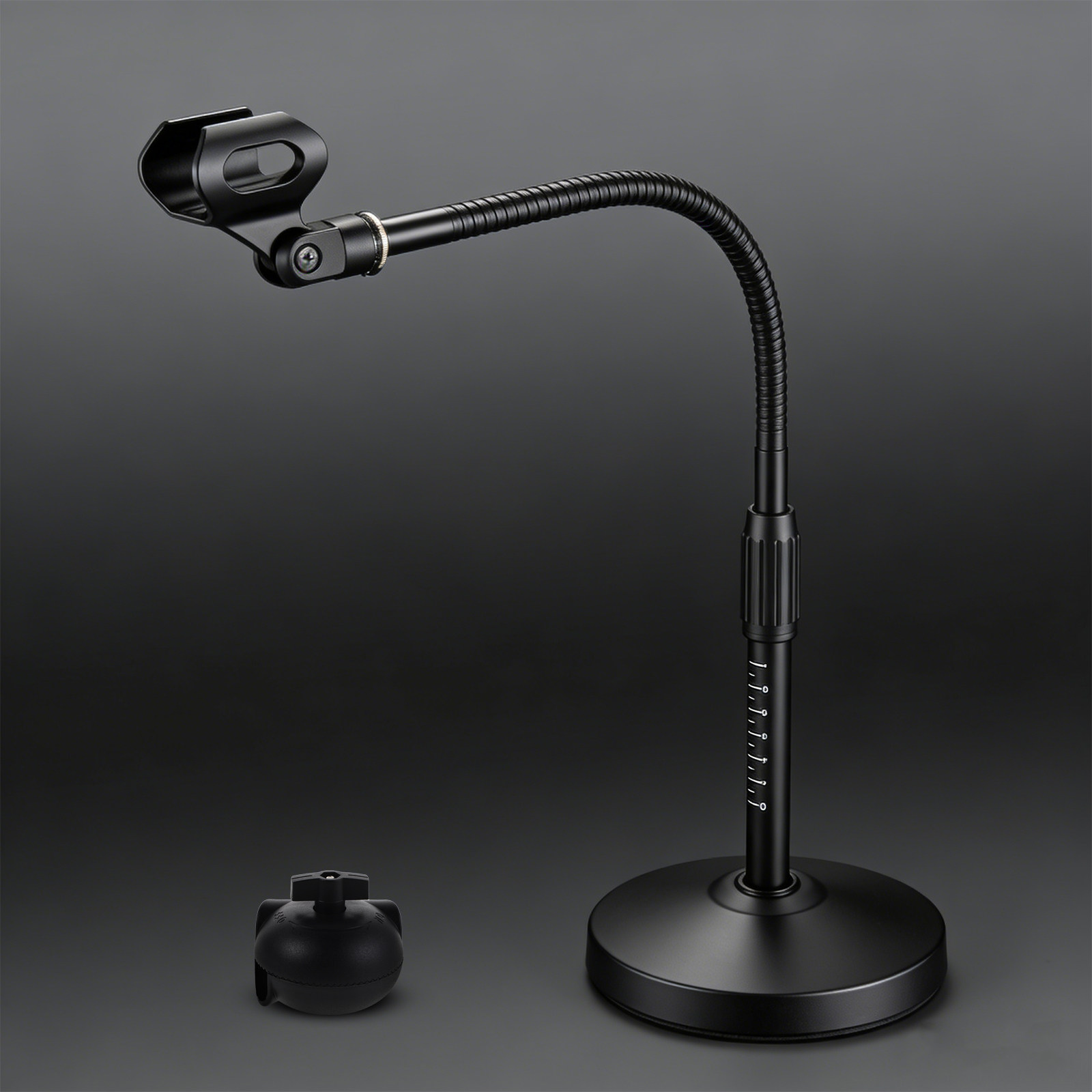 Desk Setup With Mic - 5Pcs Microphone Stand Clamp Universal Rod