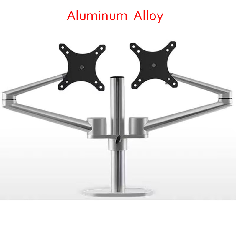 Dual Monitor Desk Setup - 2018 new OL-2 Aluminum Height Adjust