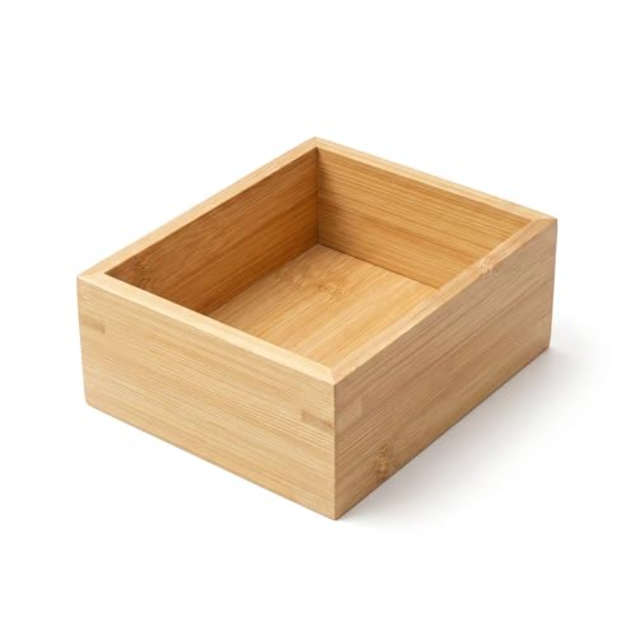 Drawer Organizer Bamboo - Solid Bamboo Small Drawer Organizer Tray