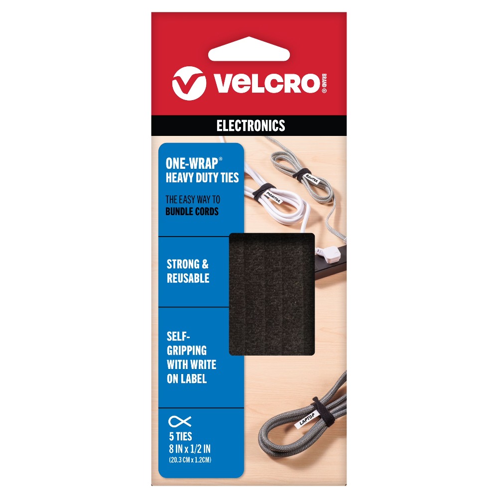 Desk Setup Home Office - Heavy Duty Reusable Cable Ties for