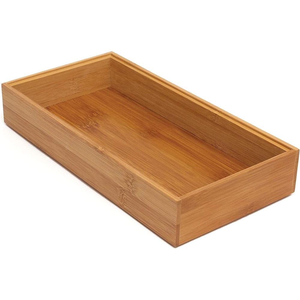 6 x 12 Bamboo Stacking Drawer  - đánh giá và giá Drawer Organizer Bamboo