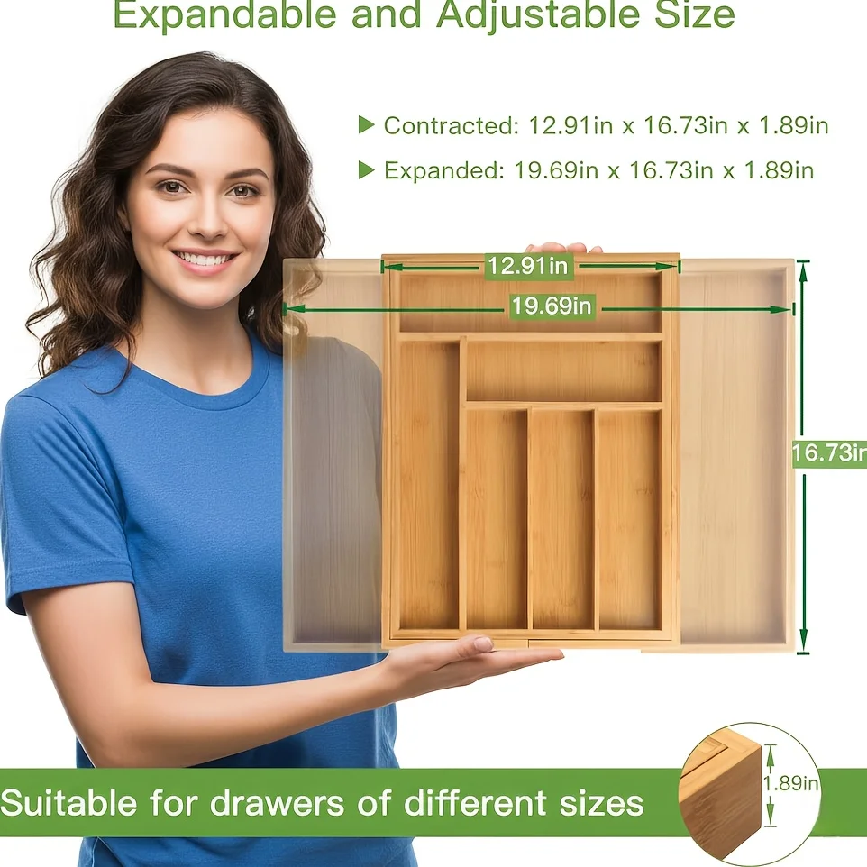 Versatile Bamboo Expandable Dr - đánh giá và giá Drawer Organizer Bamboo