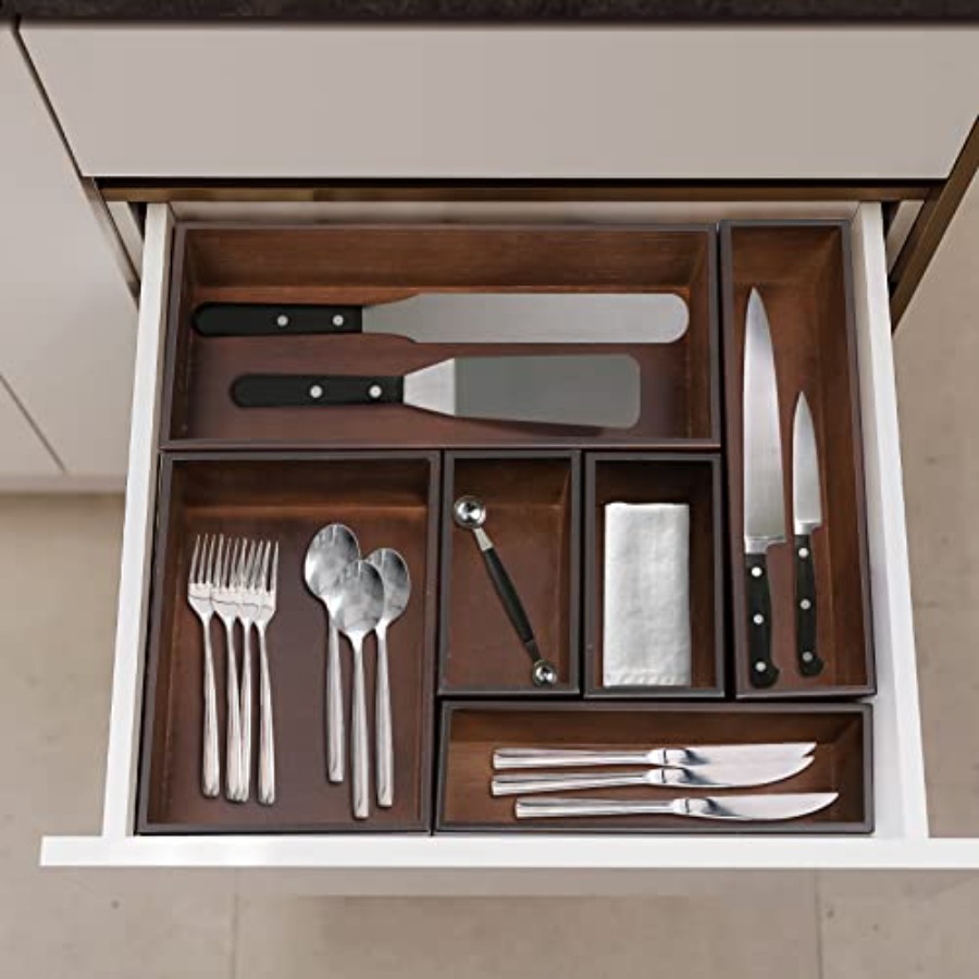 Drawer Organizer - Kitchen Ute - đánh giá và giá Drawer Organizer Bamboo
