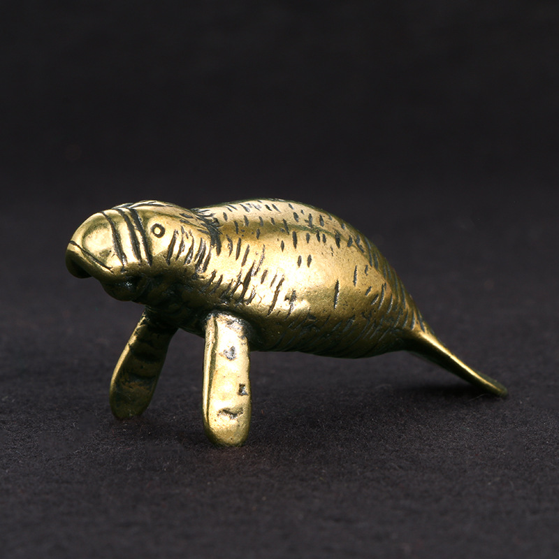 Brass Florida Manatee Decorati - đánh giá và giá Desk Setup Retro
