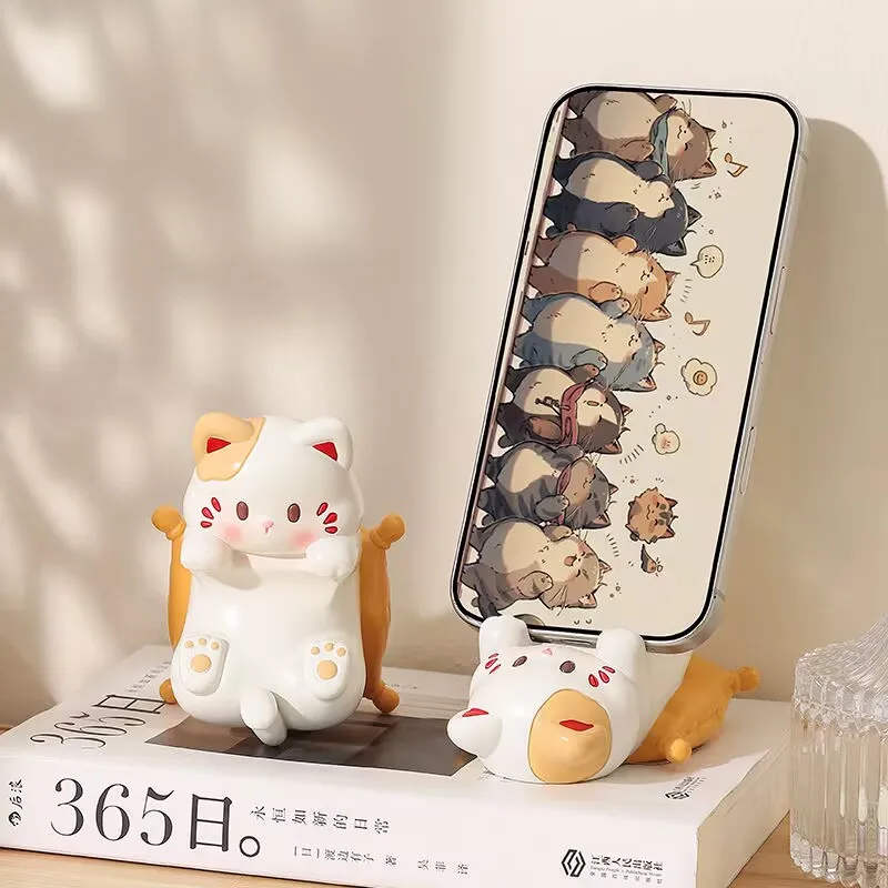 Cute Cartoon Cat Desktop Ornam - đánh giá và giá Desk Setup Home Office