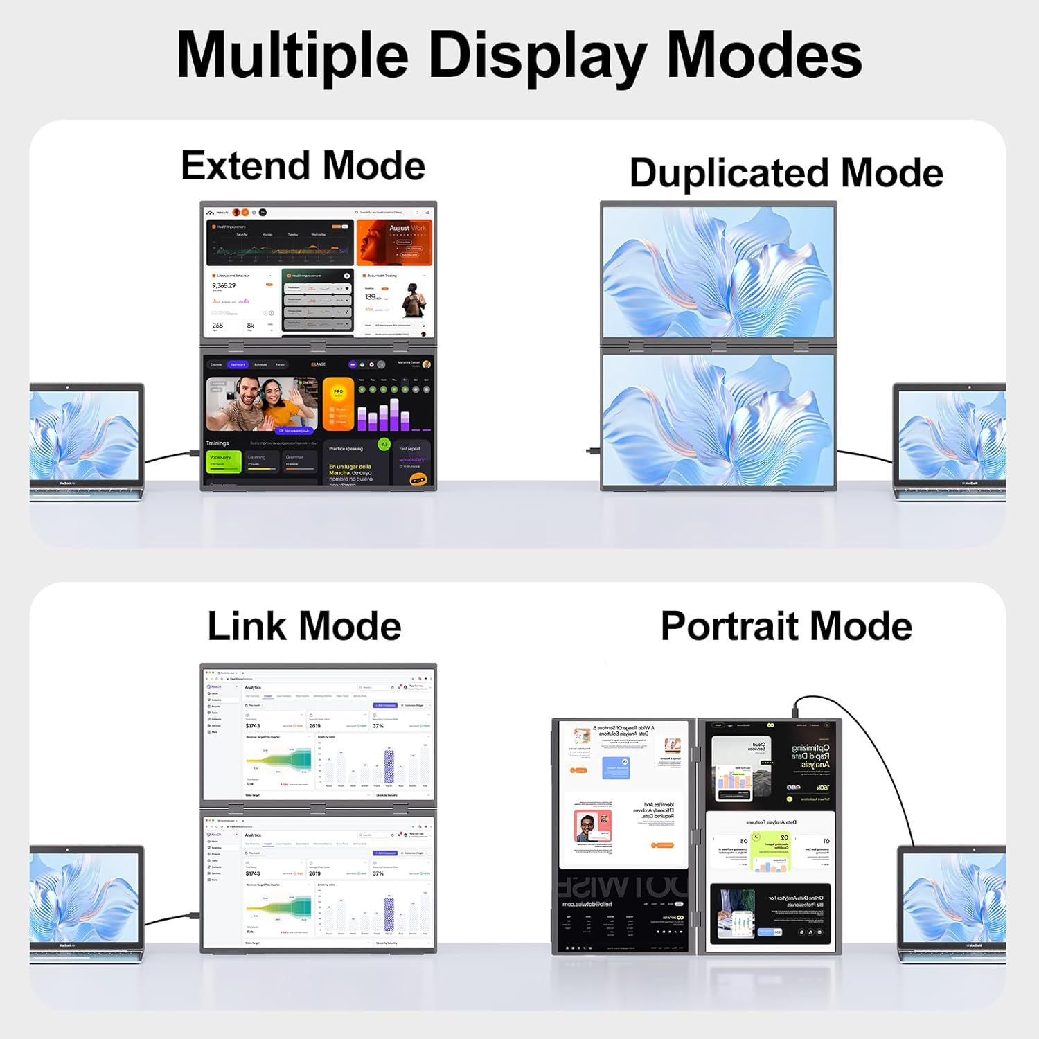 AHXJKA 18.5-Inch 100Hz Dual Sc - đánh giá và giá Dual Monitor Desk Setup