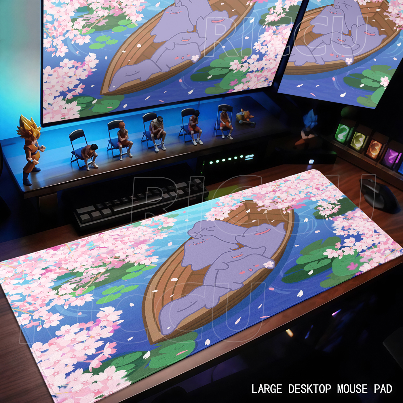 Large Game Mousepad Computer K - đánh giá và giá Korean Desk Setup