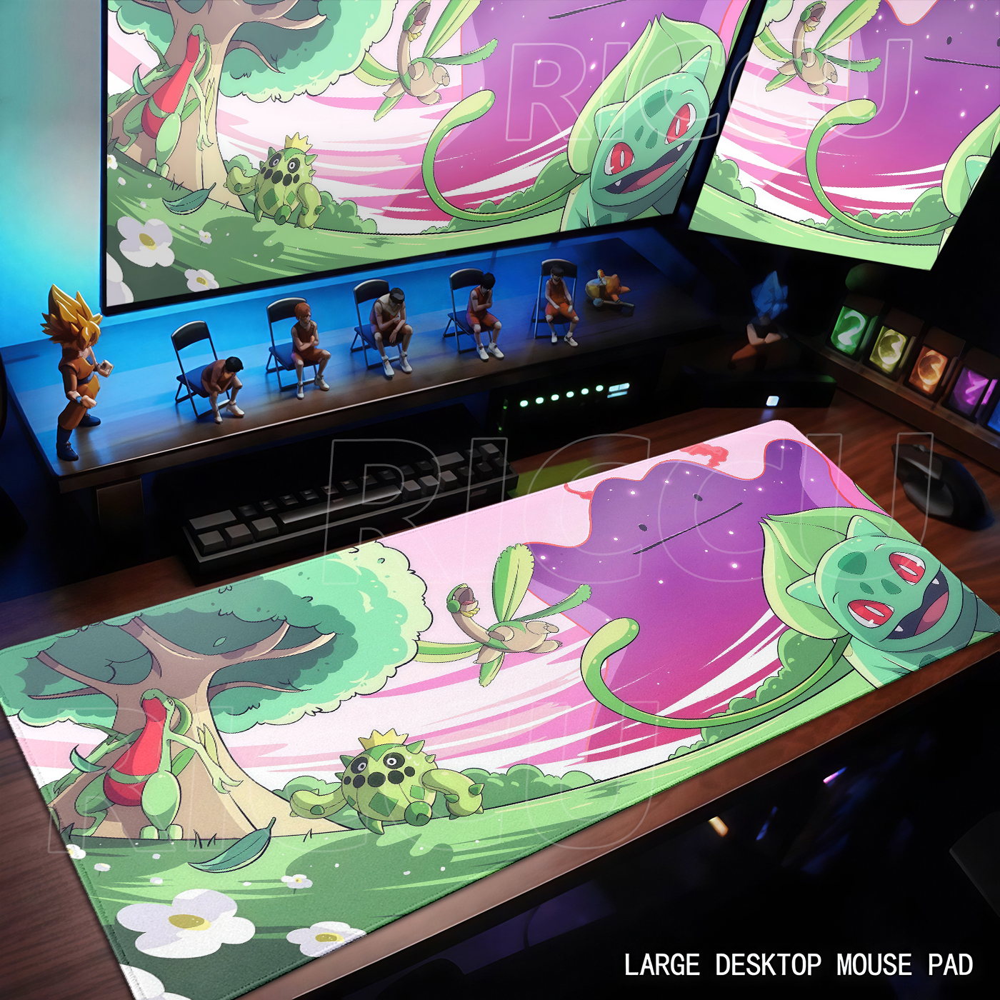 Large Game Mousepad Computer K - đánh giá và giá Korean Desk Setup