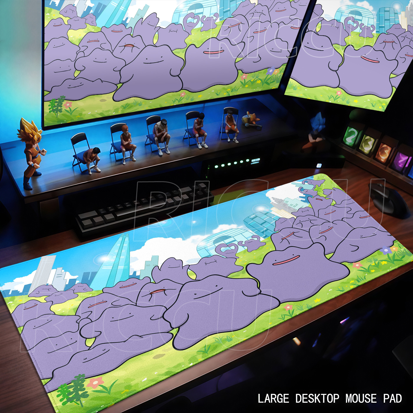 Large Game Mousepad Computer K - đánh giá và giá Korean Desk Setup