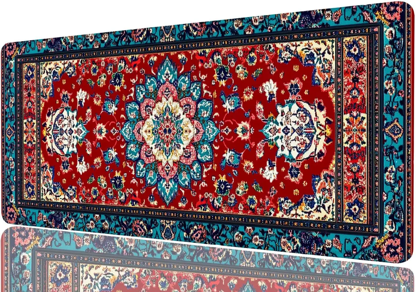 Stylish Ornate Persian Floral  - đánh giá và giá Desk Setup Rug