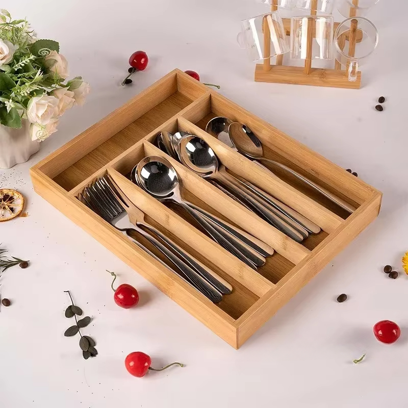 Bamboo Utensils Drawer Organiz - đánh giá và giá Drawer Organizer Bamboo