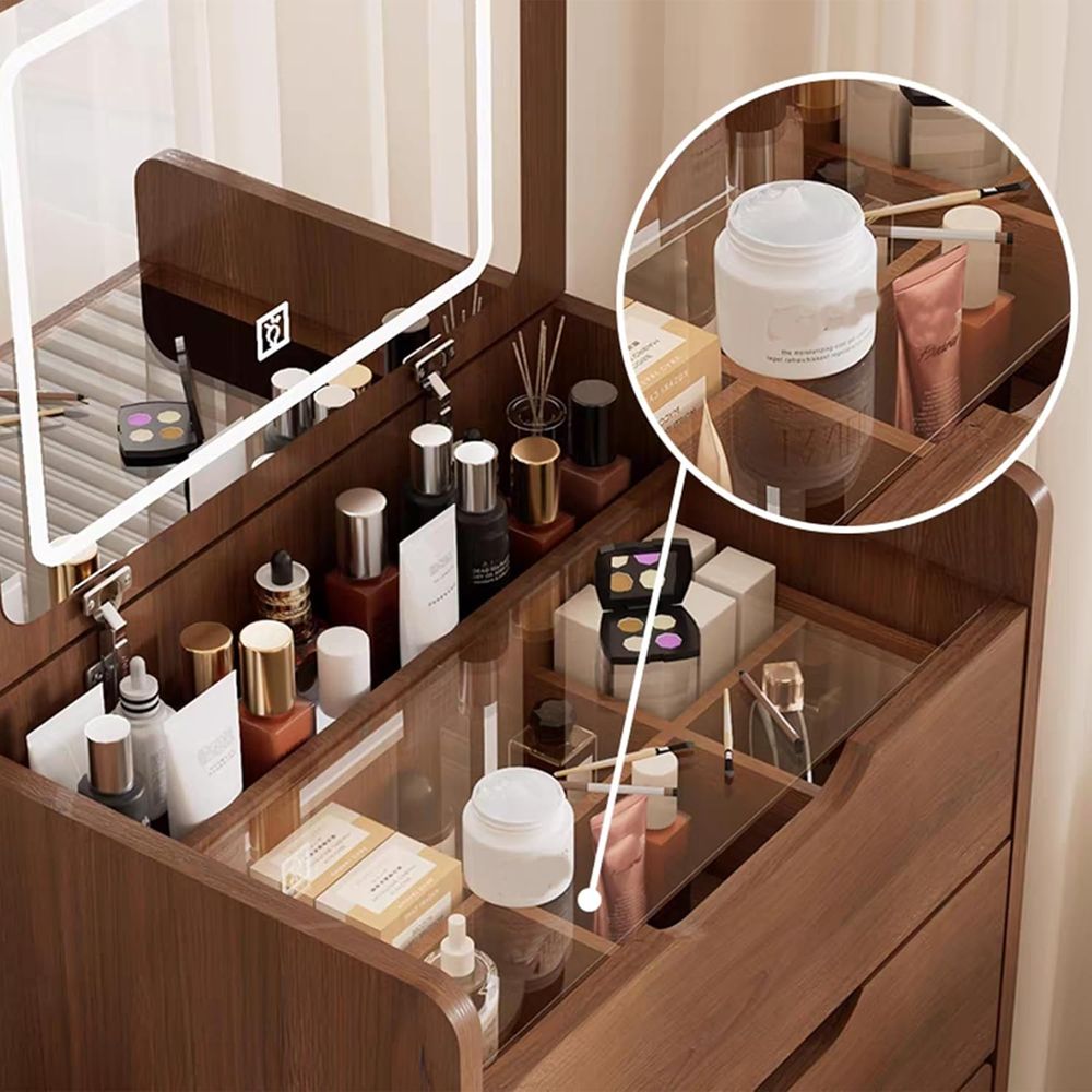 3 in 1 Vanity Desk with Mirror - đánh giá và giá Desk Setup Small