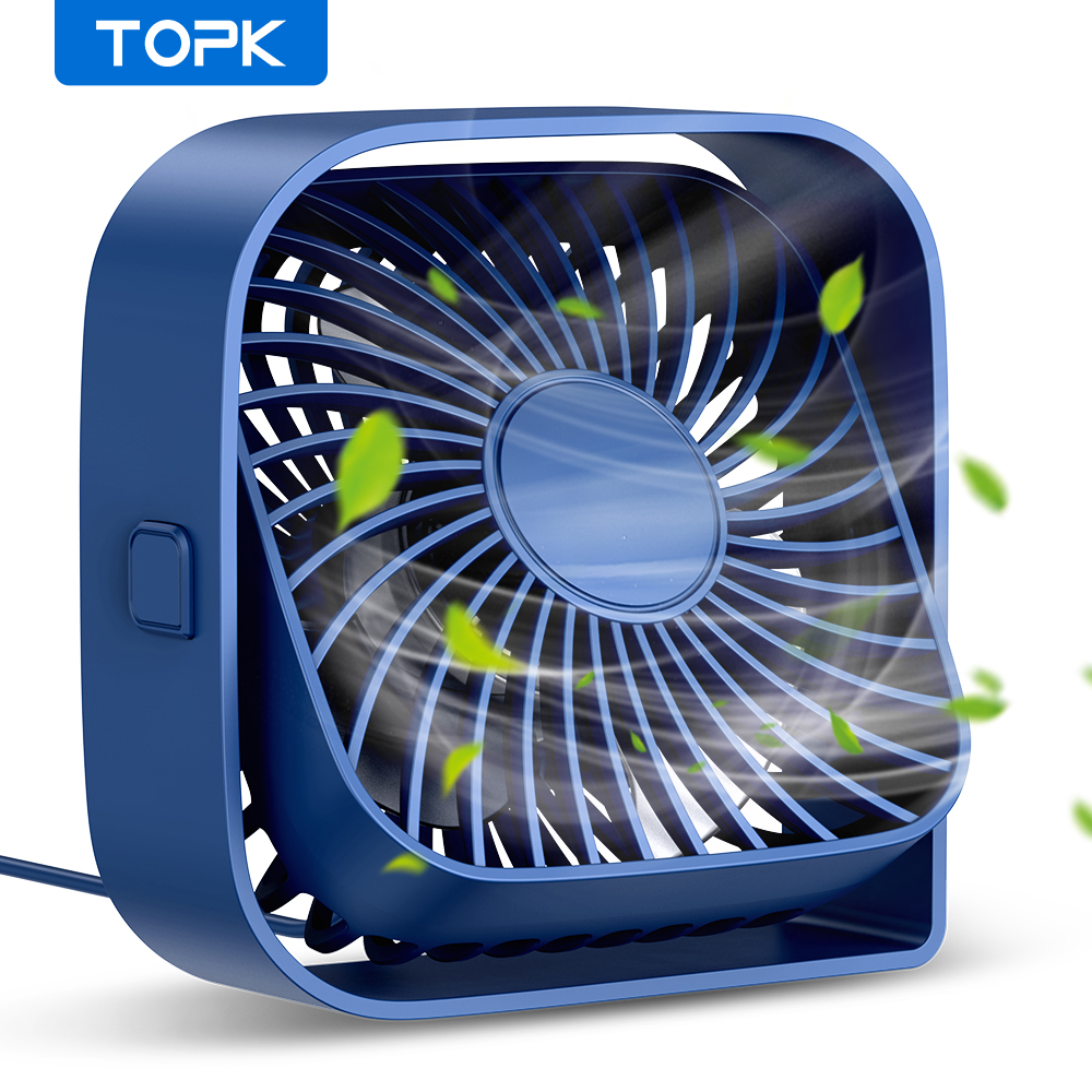 TOPK Mini Portable Fan,USB Des - đánh giá và giá Desk Setup Gear