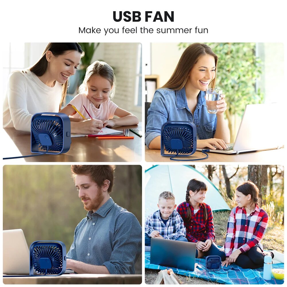 TOPK Mini Portable Fan,USB Des - đánh giá và giá Desk Setup Gear