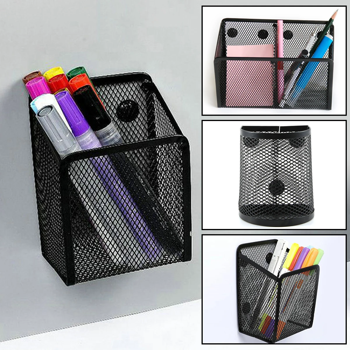 Metal Mesh Pen Cup Sturdy Magn - đánh giá và giá Pen Cup Magnetic