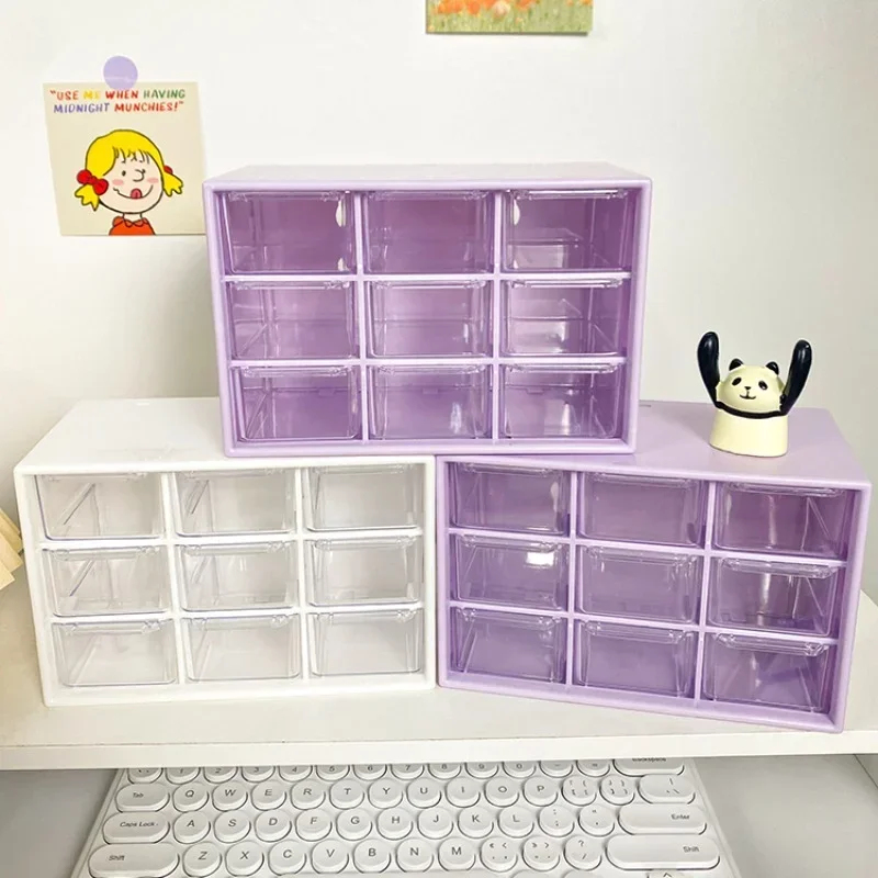 Desktop 9-Grid Transparent Sto - đánh giá và giá Korean Desk Setup