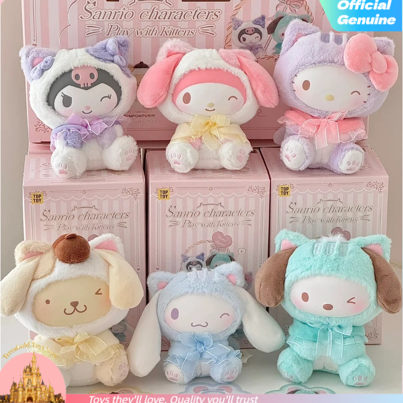 TOP TOY Sanrio Family Cute Cat - đánh giá và giá Desk Setup Kawaii