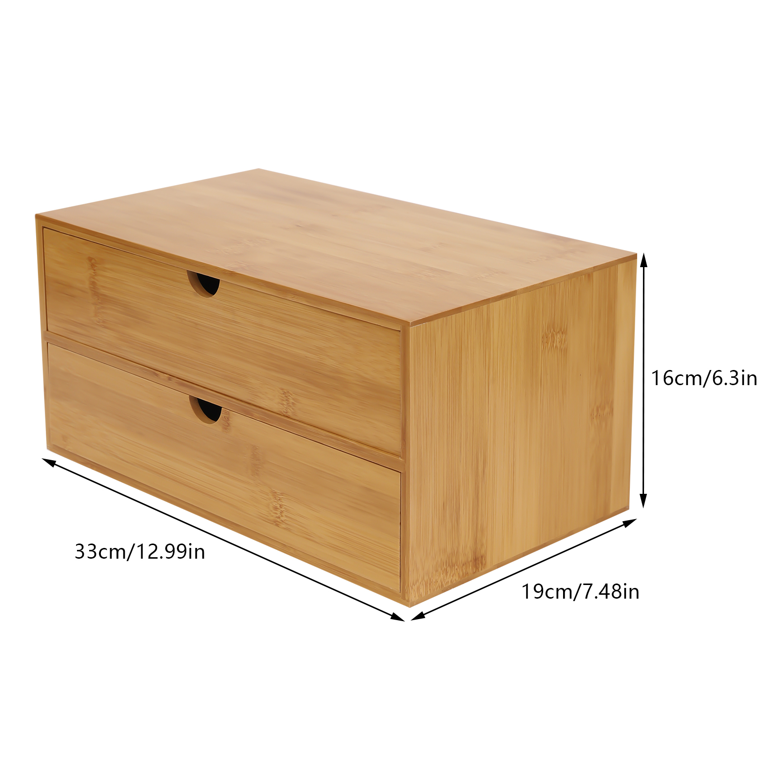 Desk Organizer, 2-Drawer Offic - đánh giá và giá Drawer Organizer Bamboo