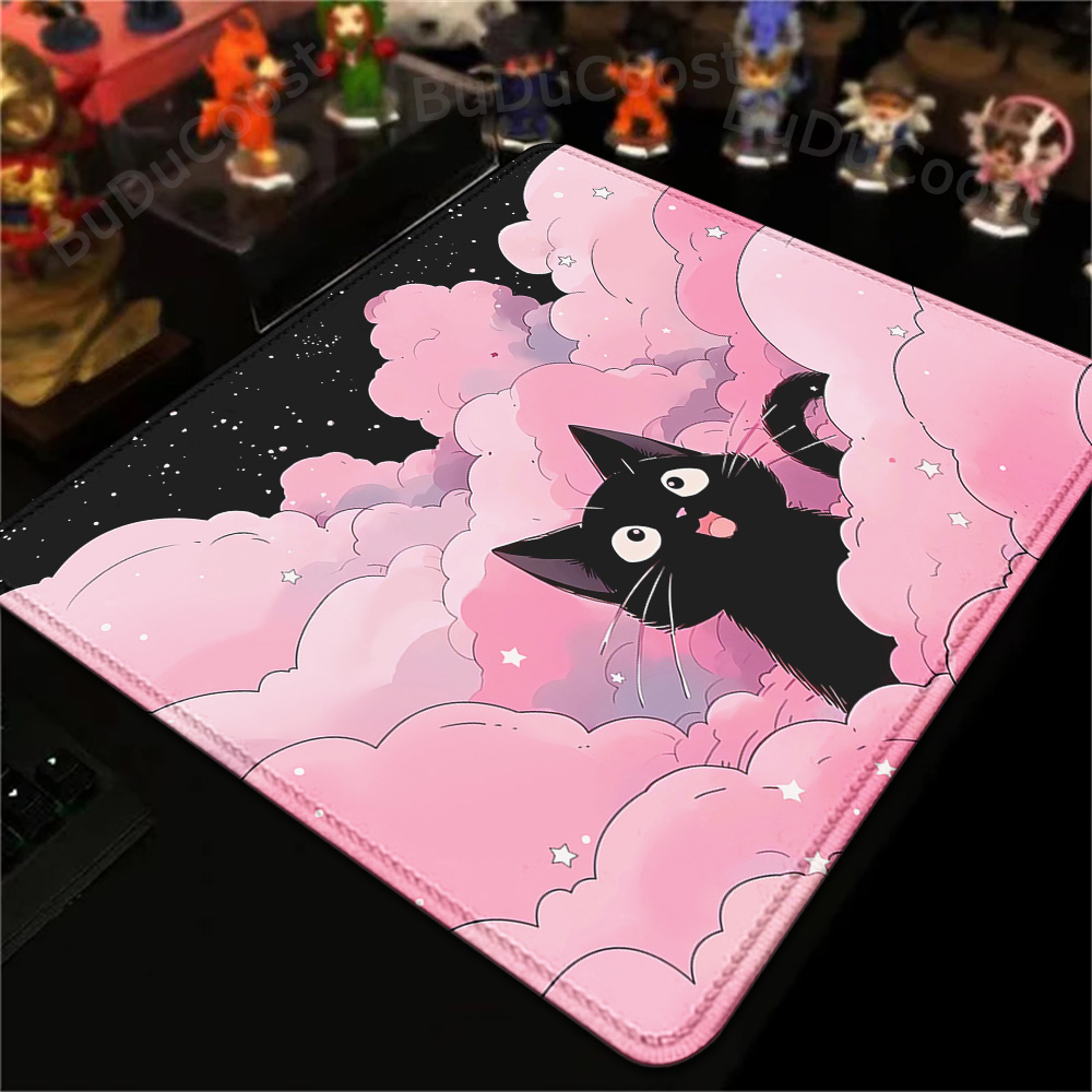 18x22cm Small Rug Black Cat Cl - đánh giá và giá Korean Desk Setup