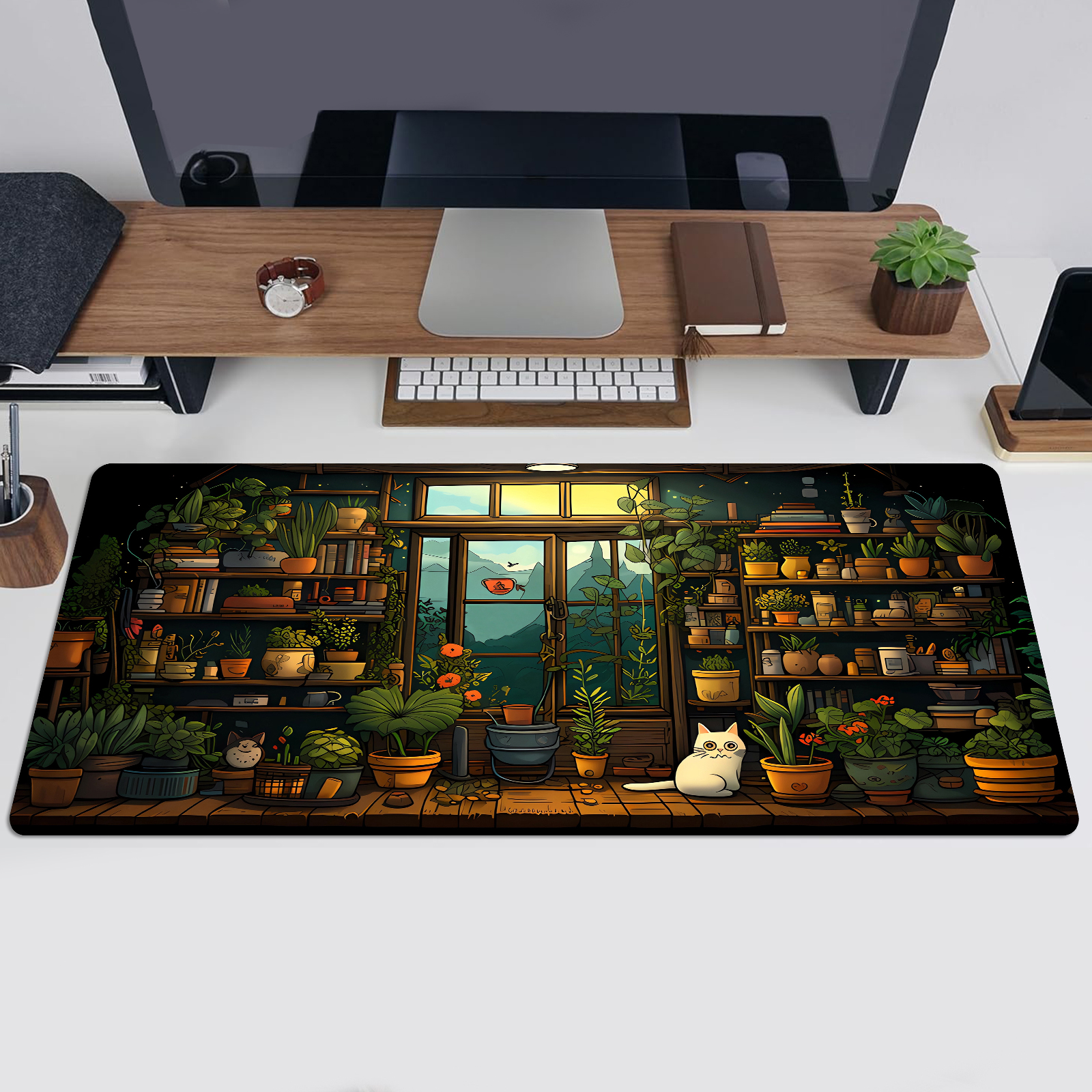 Cute Cat Mouse Pad Desk Pad Ka - đánh giá và giá Desk Setup Kawaii