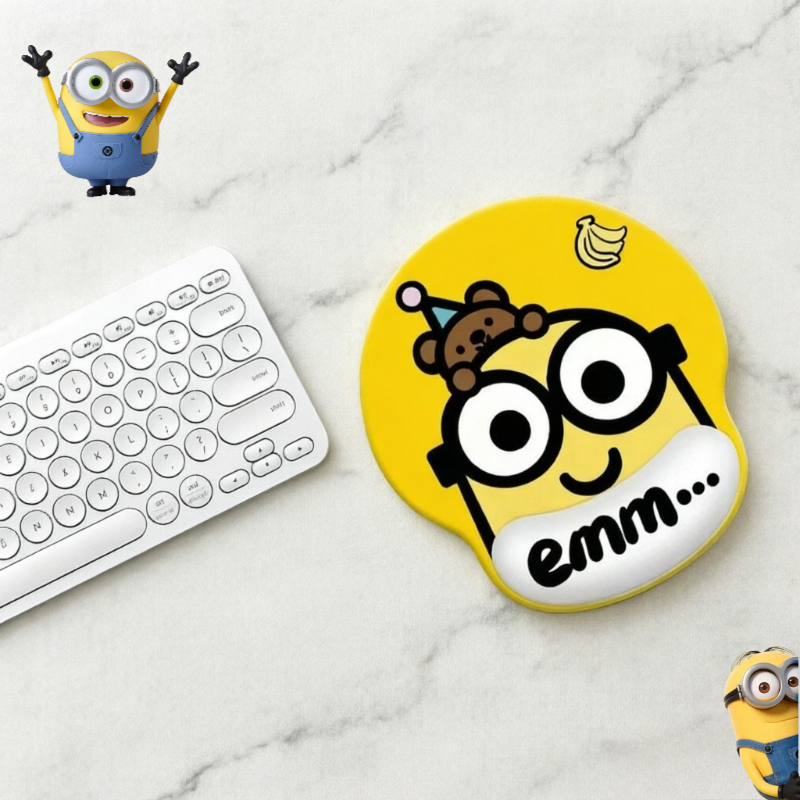 Minions cartoon cute wristband - đánh giá và giá Desk Setup Kawaii