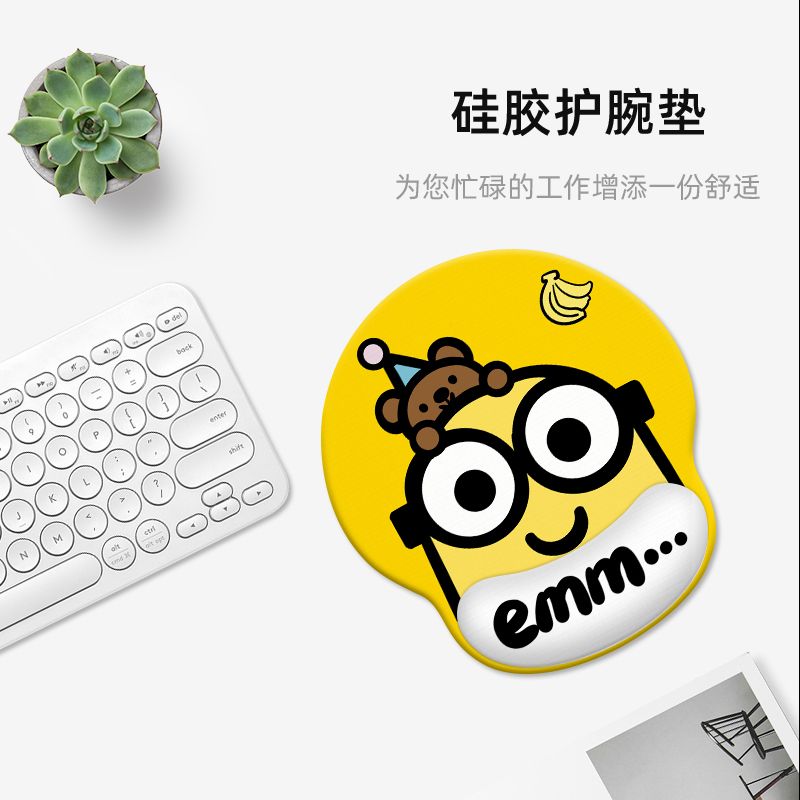 Minions cartoon cute wristband - đánh giá và giá Desk Setup Kawaii