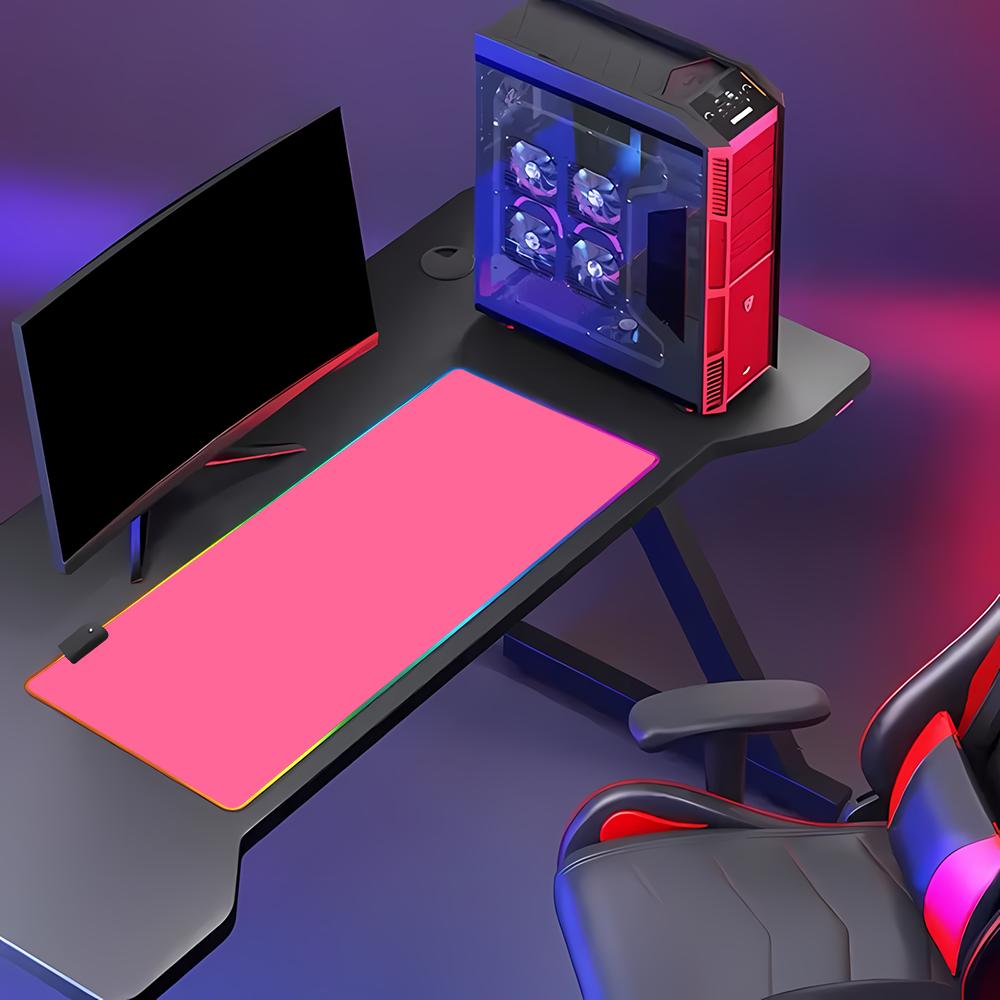 RGB HD Solid Color Gaming Mous - đánh giá và giá Desk Setup Rug