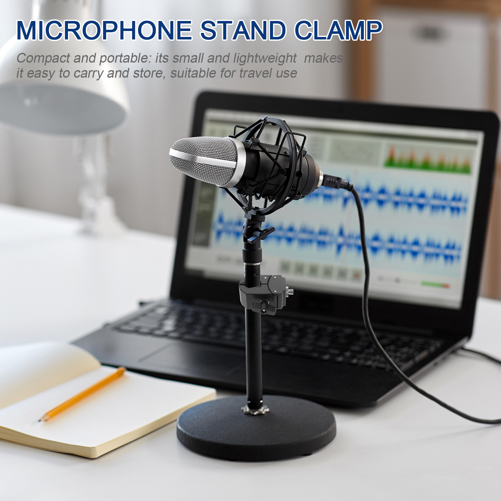Heavy Duty Microphone Stand Cl - đánh giá và giá Desk Setup With Mic