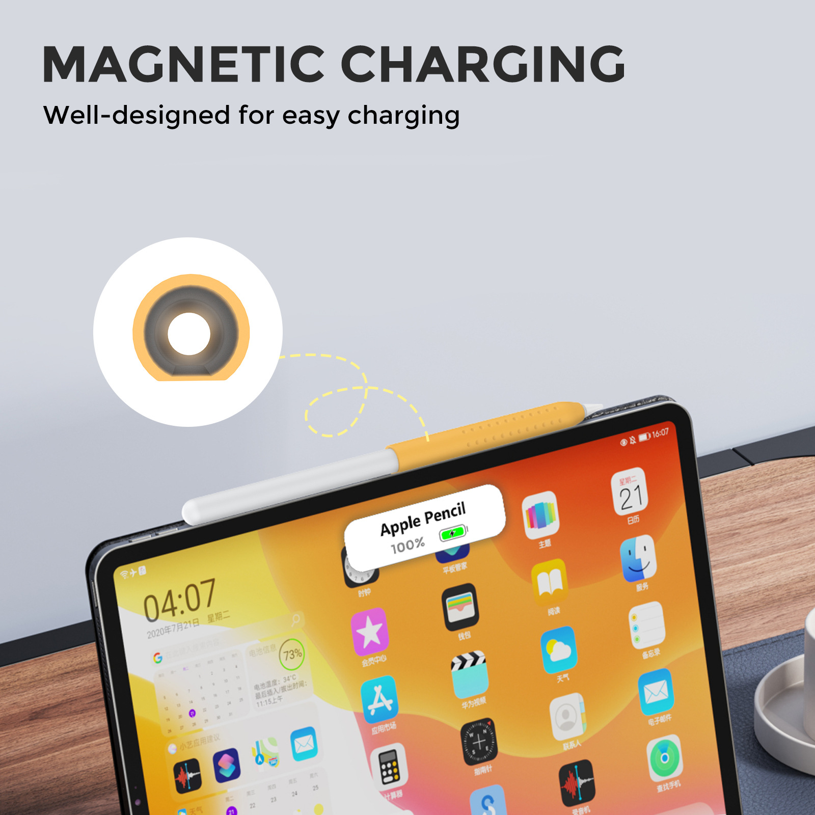 1PC Stylus Cover for Apple Pen - đánh giá và giá Pen Cup Magnetic