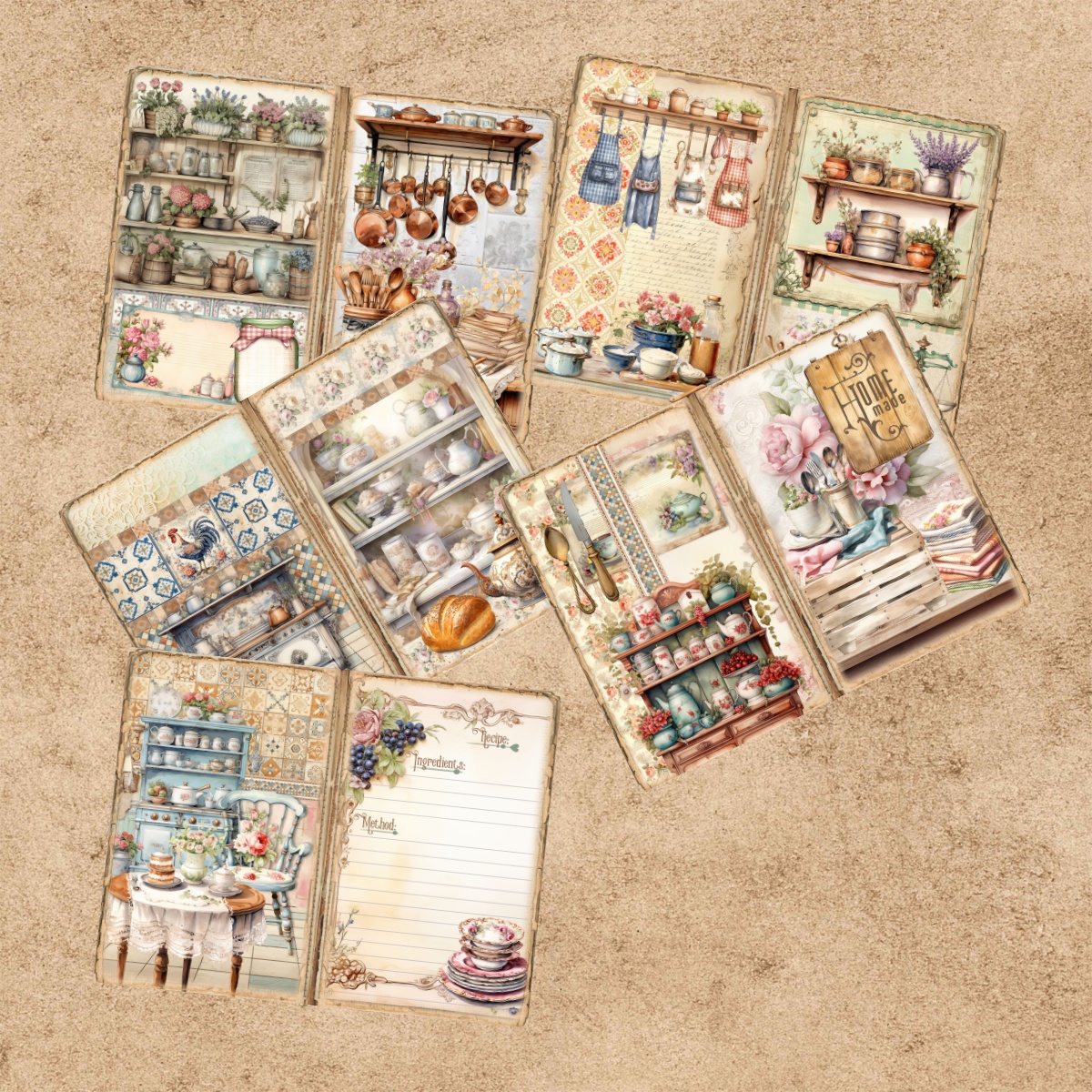 10 Sheets A5 Size Retro Cabine - đánh giá và giá Desk Setup Retro