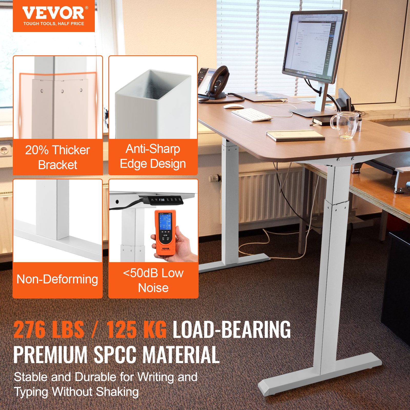 SucceBuy Standing Desk Frame   - đánh giá và giá Desk Setup Home Office