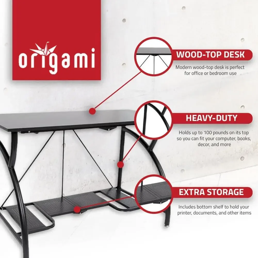 Space-Saving Foldable Desk for - đánh giá và giá Desk Setup Dual Monitor