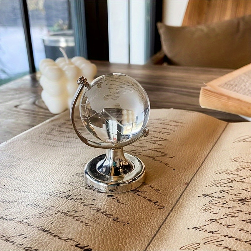 1pc Mini Crystal Globe Decor C - đánh giá và giá Desk Setup Home Office