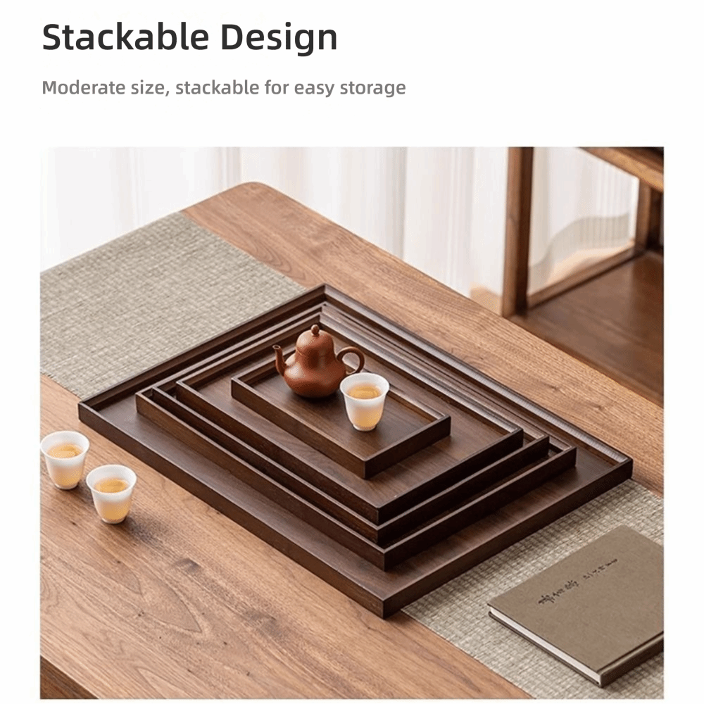 Decorate Tray Natural Bamboo B - đánh giá và giá Desk Setup Retro