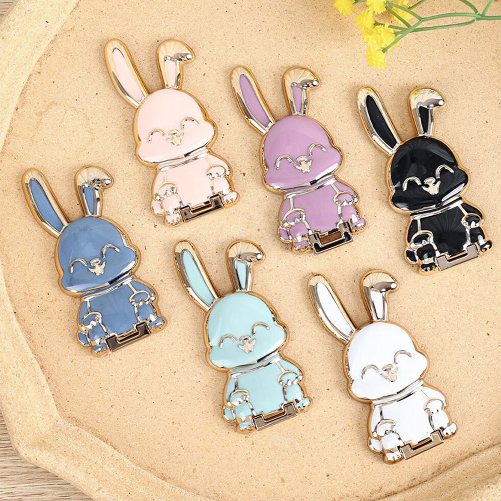 ‌Foldable Bunny Phone Stand Un - đánh giá và giá Desk Setup Home Office