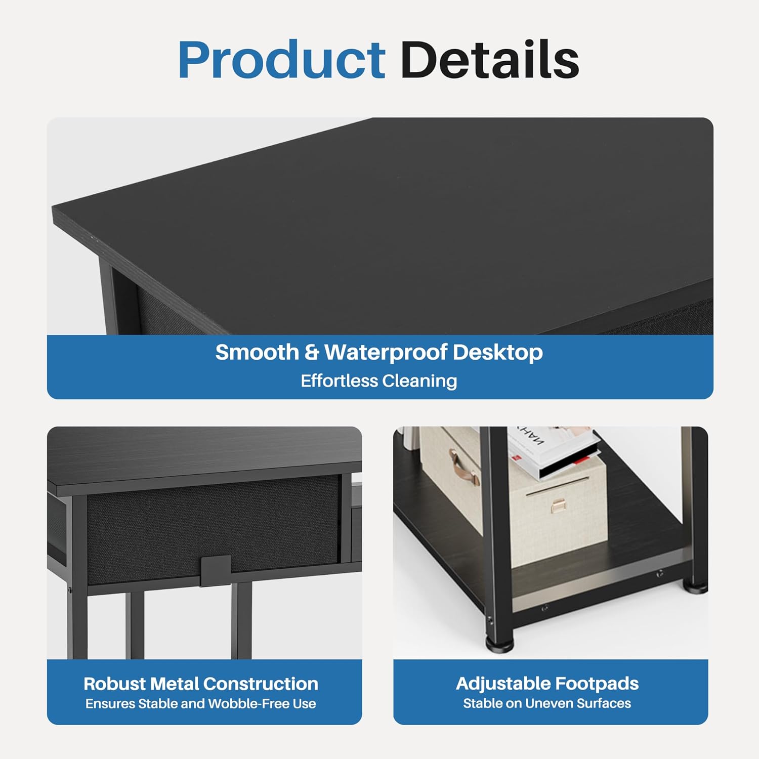 48-Inch Computer Desk with Fab - đánh giá và giá Desk Setup Small