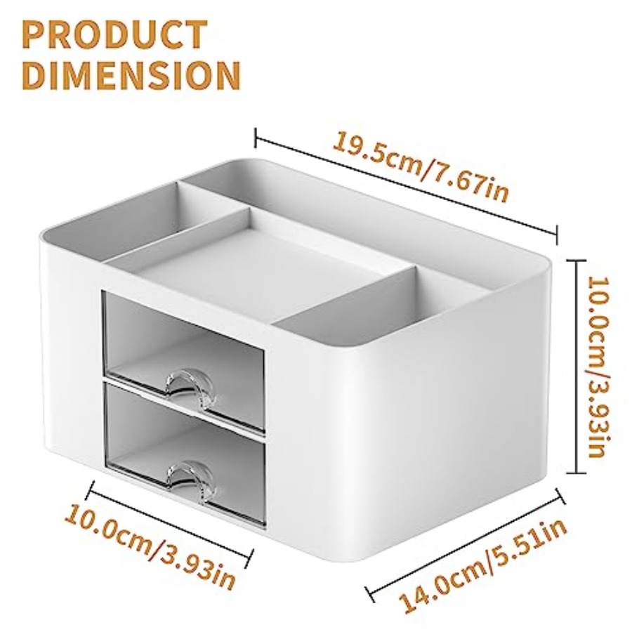 Pen Organizer with 2 Drawer, M - đánh giá và giá Drawer Organizer Bamboo