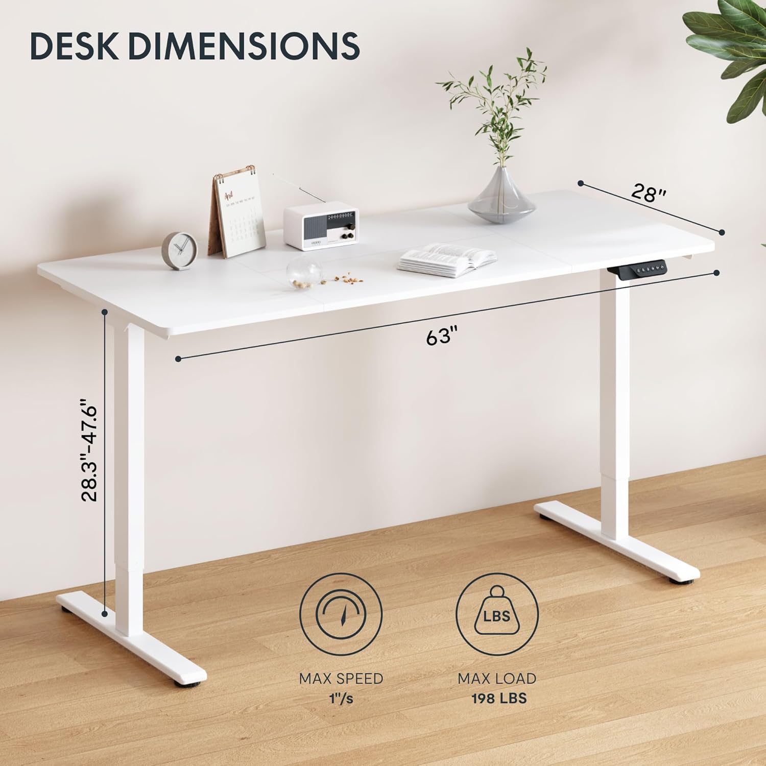 Large Electric Standing Desk w - đánh giá và giá Desk Setup Dual Monitor