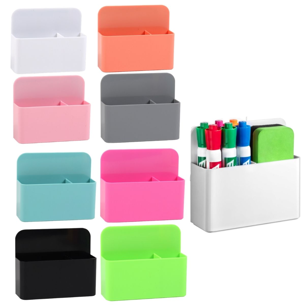 2 Pcs Magnetic Dry Erase Marke - đánh giá và giá Pen Cup Magnetic