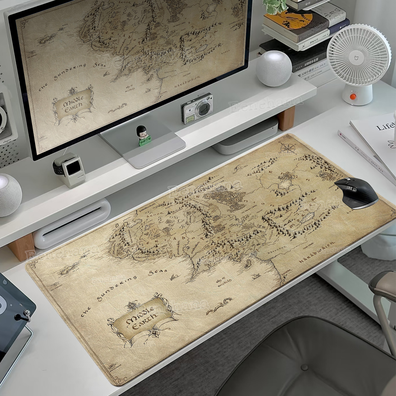 The L-Lord of The Ring Large G - đánh giá và giá Desk Setup Rug