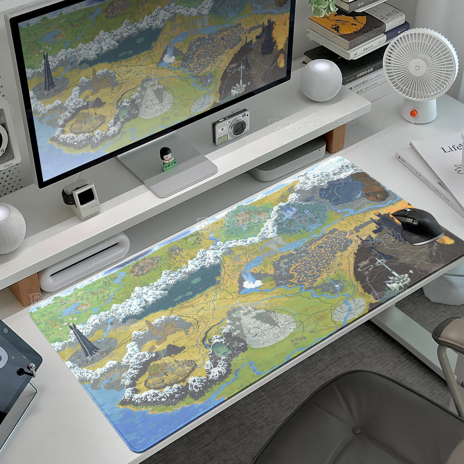 The L-Lord of The Ring Large G - đánh giá và giá Desk Setup Rug