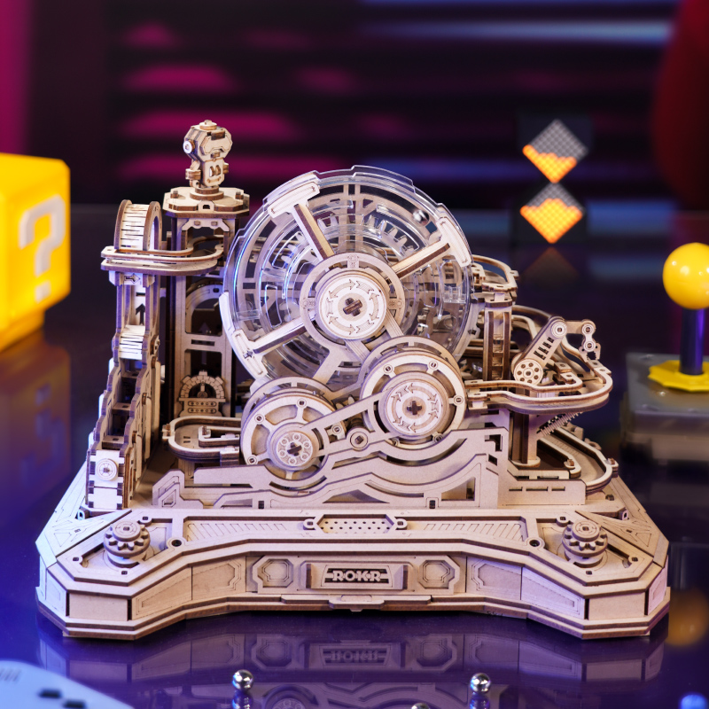 Robotime Rokr Pinball Model Ge - đánh giá và giá Desk Setup Gear