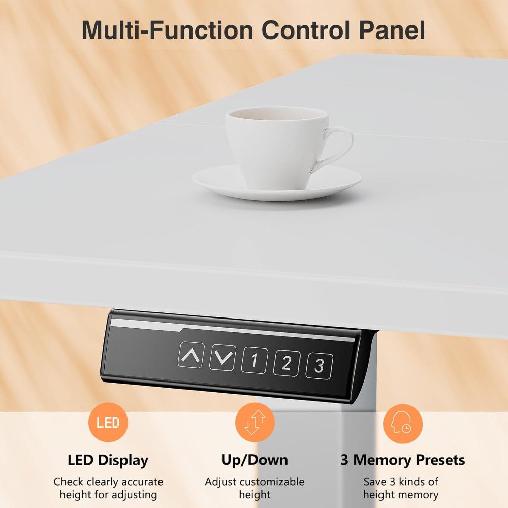 Electric Standing Desk Adjusta - đánh giá và giá Desk Setup Home Office