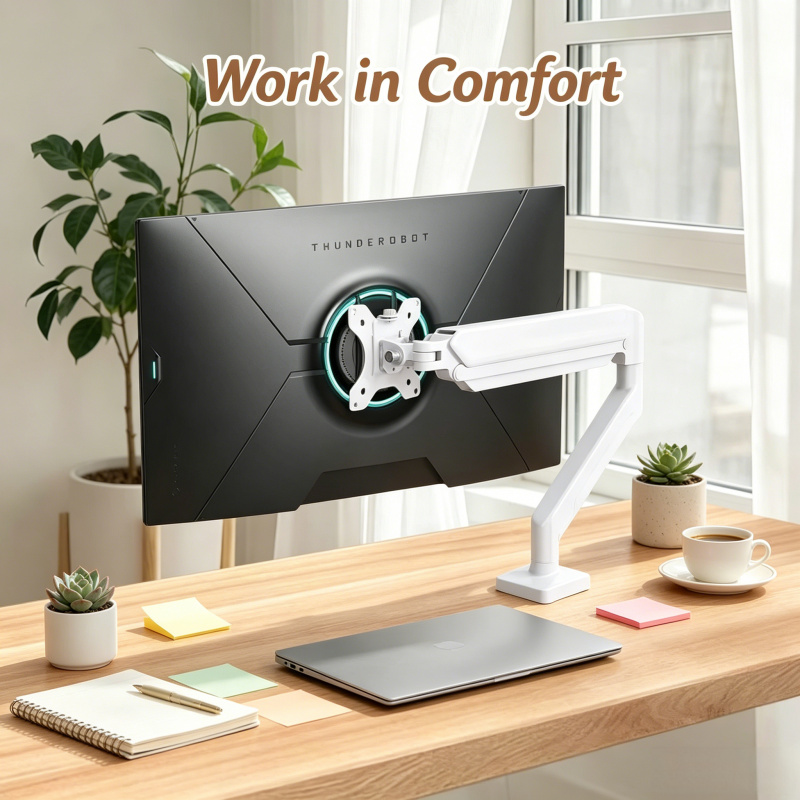Single Monitor Desk Mount Arm– - đánh giá và giá Desk Setup Home Office