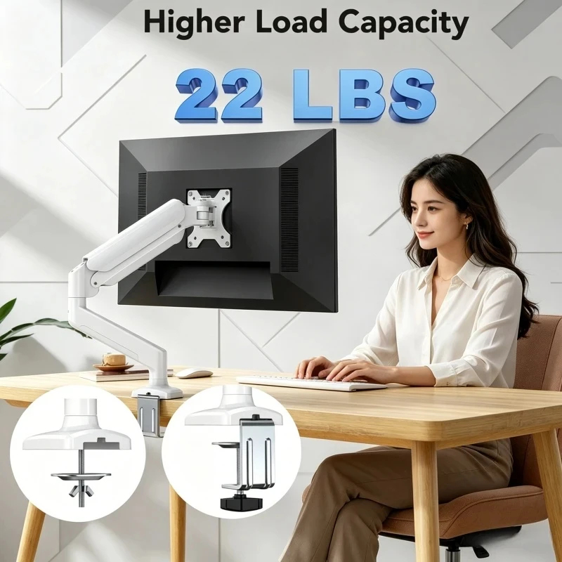 Single Monitor Desk Mount Arm– - đánh giá và giá Desk Setup Home Office