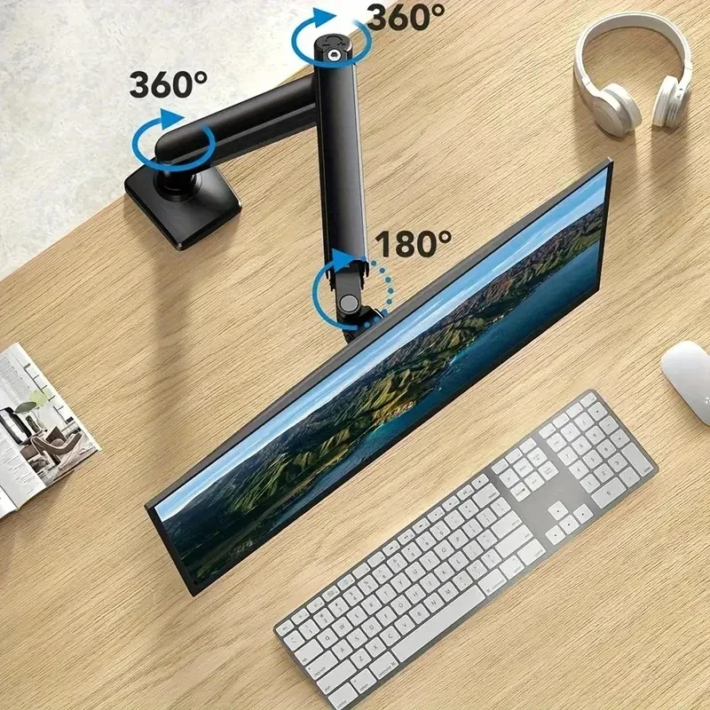 Single Monitor Desk Mount Arm– - đánh giá và giá Desk Setup Home Office