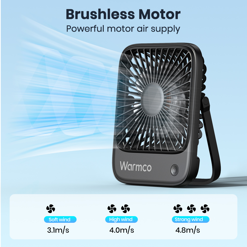 Warmco Mini Fan USB Desk Fan P - đánh giá và giá Desk Setup Gear