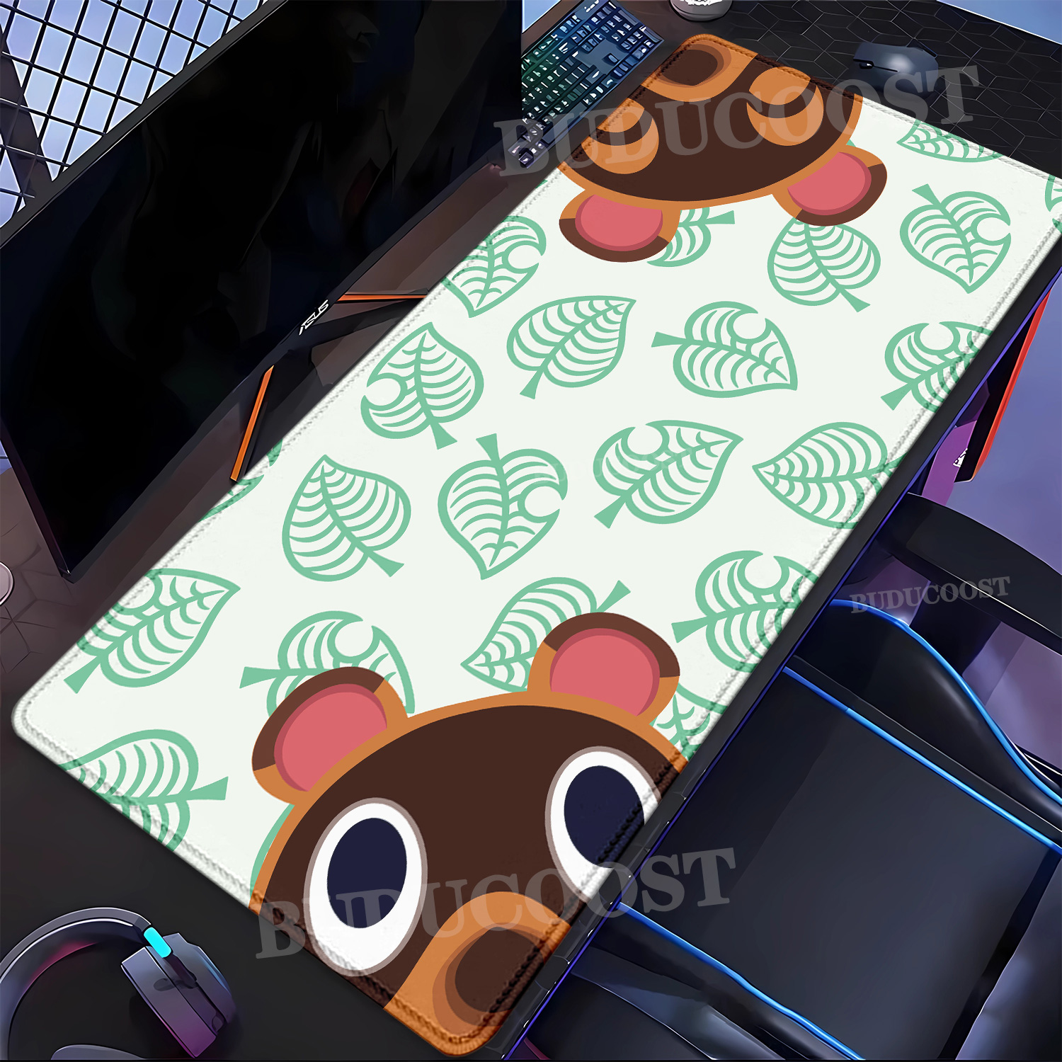 Large Kawaii Mouse Pad Non-Sli - đánh giá và giá Korean Desk Setup